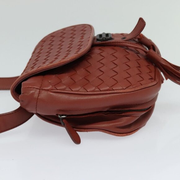 BOTTEGA VENETA INTRECCIATO Waist bag Leather Brown Auth - Picture 5 of 13